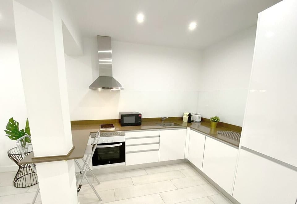 Close-up of the kitchen
