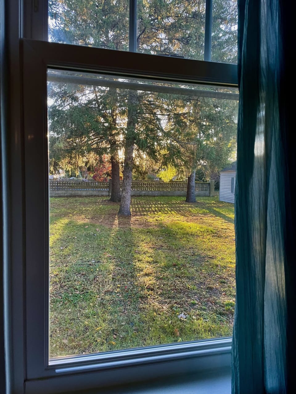 Sunrise from bedrooms.