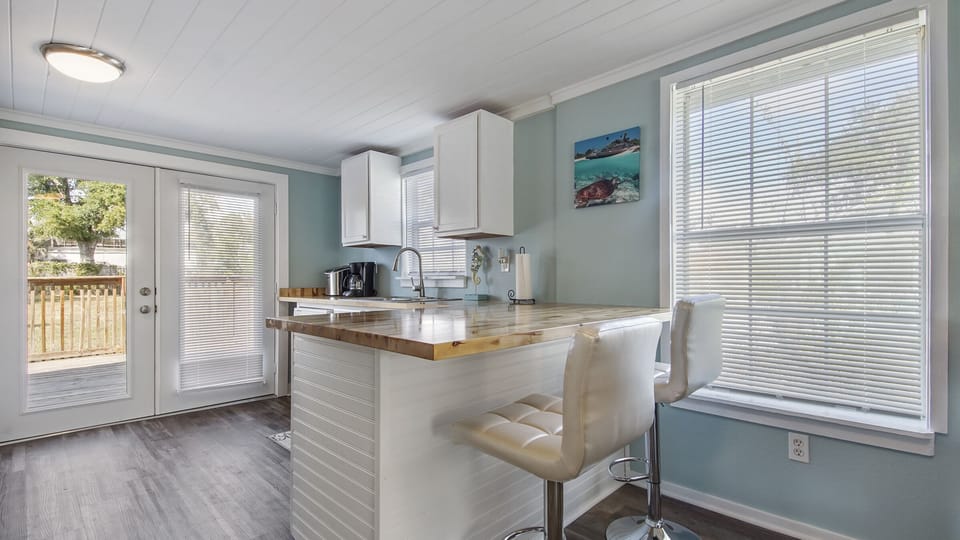 Lots of natural lighting all throughout the house. 