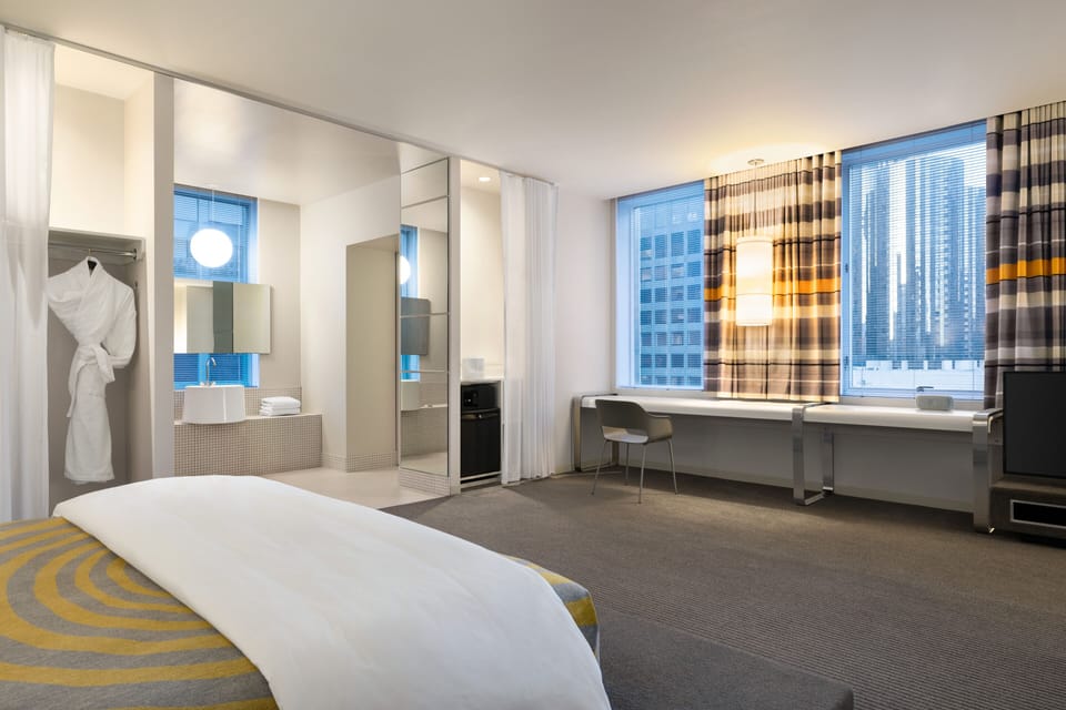 Premium bedding, in-room safe, desk, laptop workspace