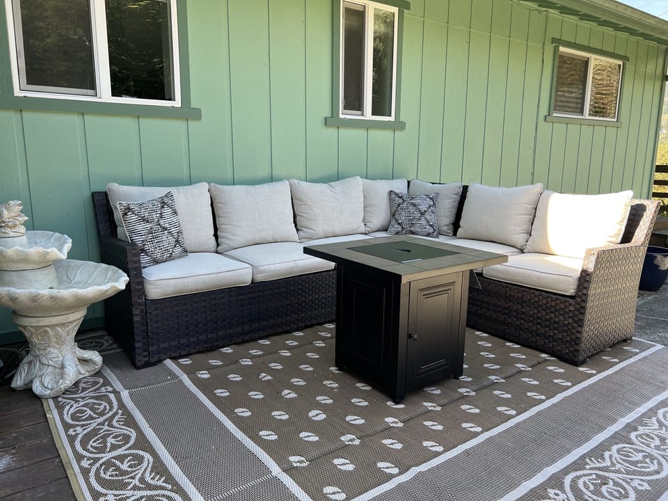 Enjoy your morning coffee or happy hour on the sun deck!