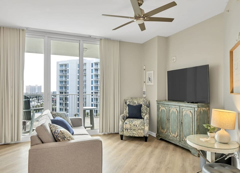 Living area with great view and access to main balcony.