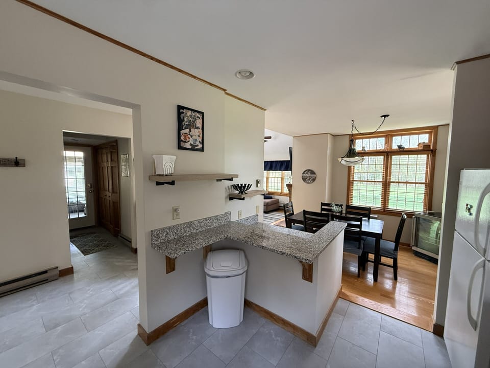 Open Kitchen with easy access to dining area and common room.  