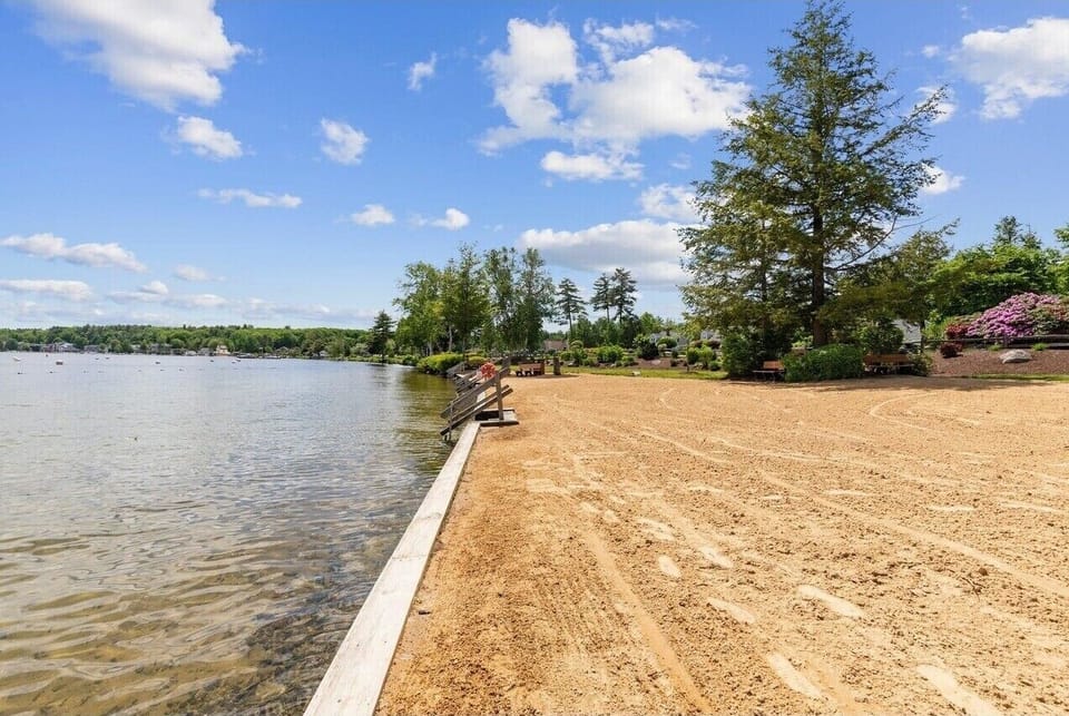 Beach access.