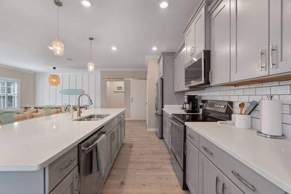 Plenty of counter space to whip your family recipes