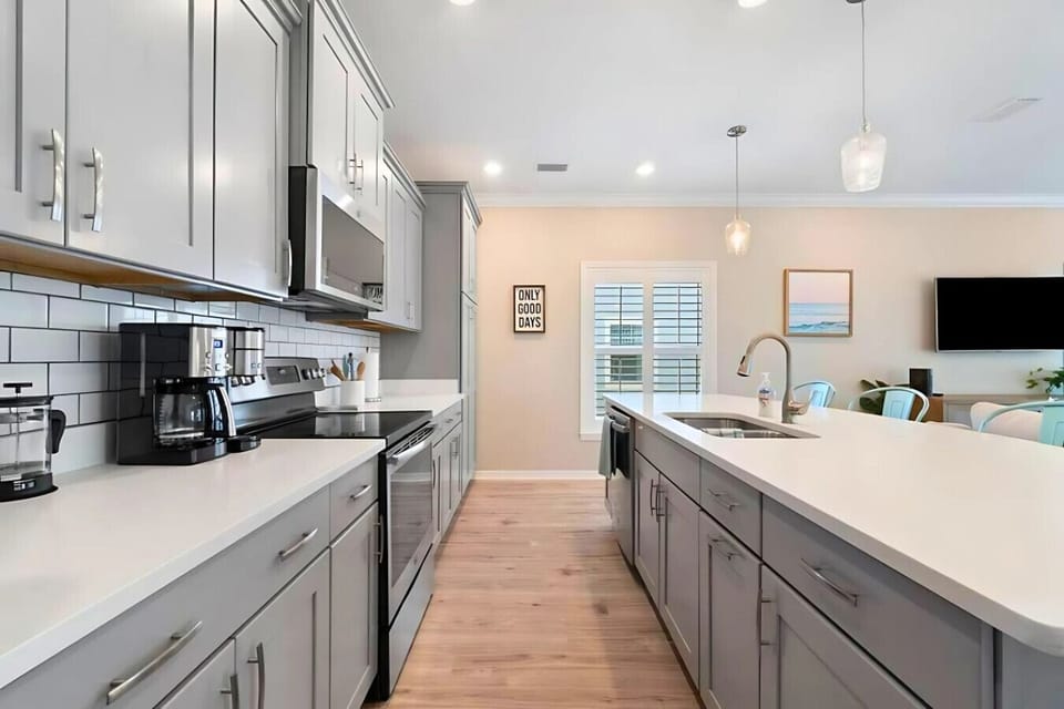 Complete stocked kitchen for dinner nights at home