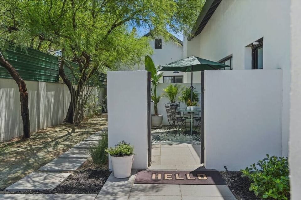 Entry to private patio