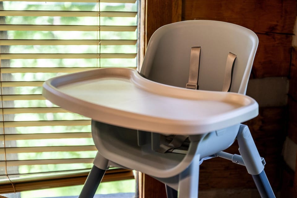 Feed the littles at the table with a high chair ready — they'll eat better with a view.