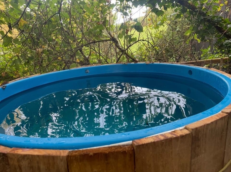 Private hot tub 