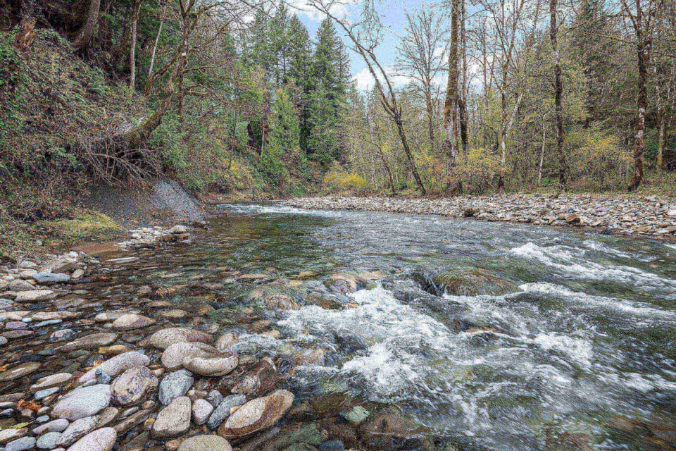 "We loved that you could hear the river from the bedroom, that sound and the very comfy king bed, we slept like babies." - Stephanie