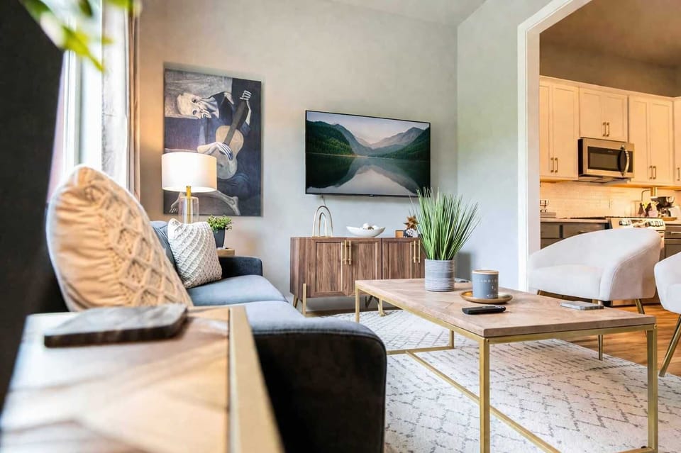Well-lit space with comfy seating for peaceful moments.