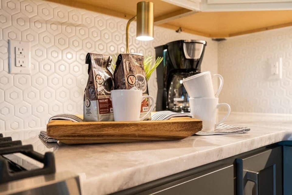 Morning coffee made easy with on-site coffee station