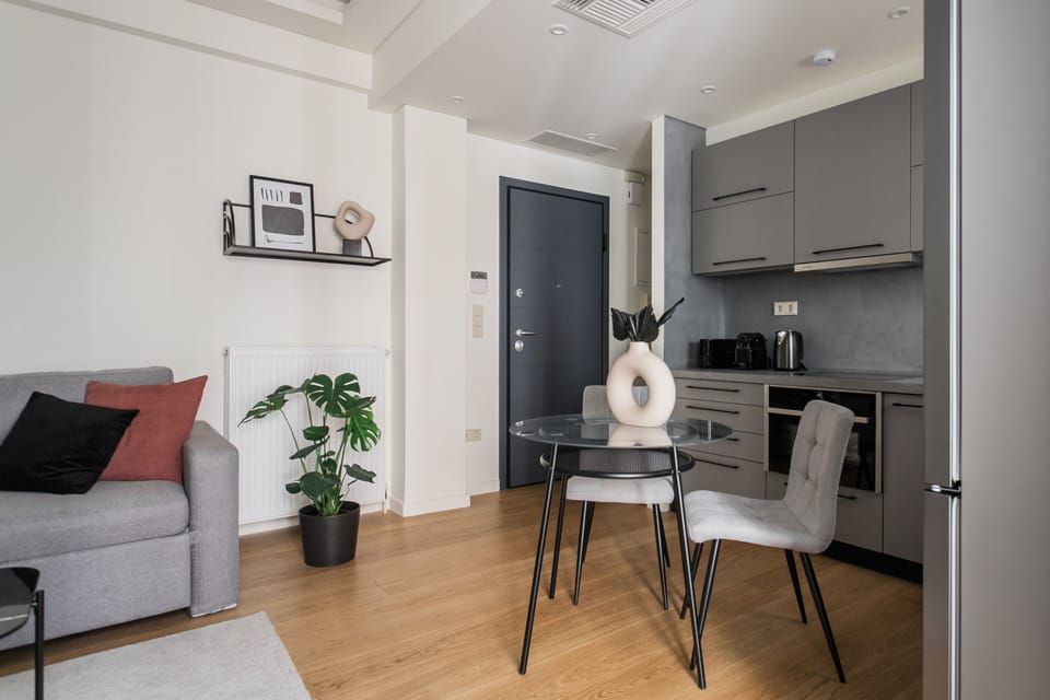 Standard Apartment | Living area | 43-inch Smart TV with digital channels, TV, Netflix