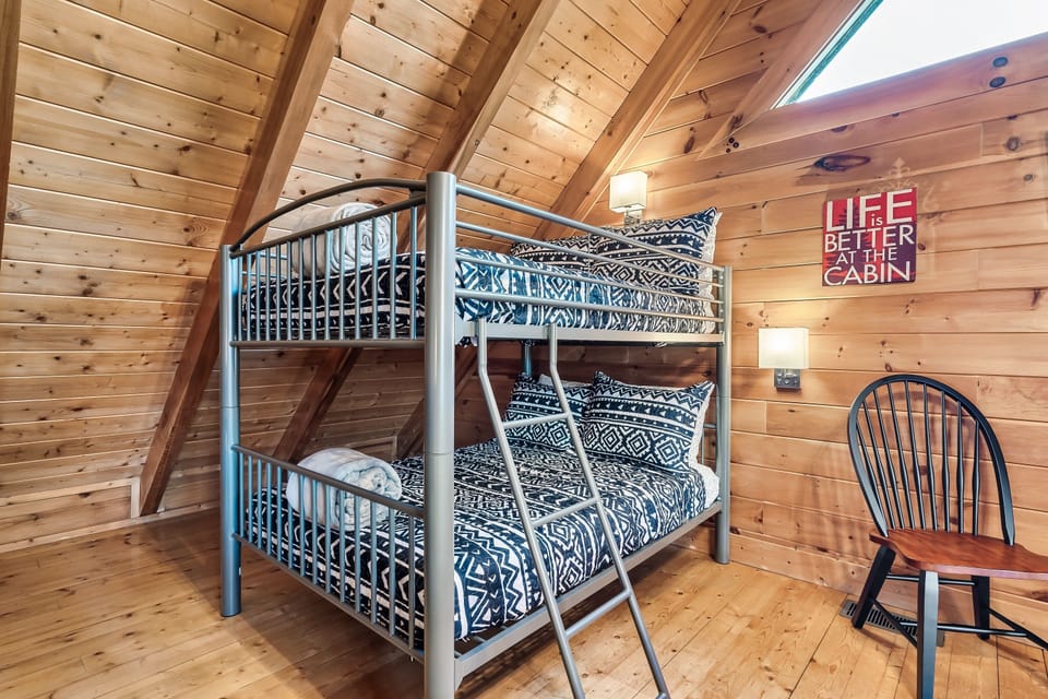 Twin Bunk Beds in Loft 