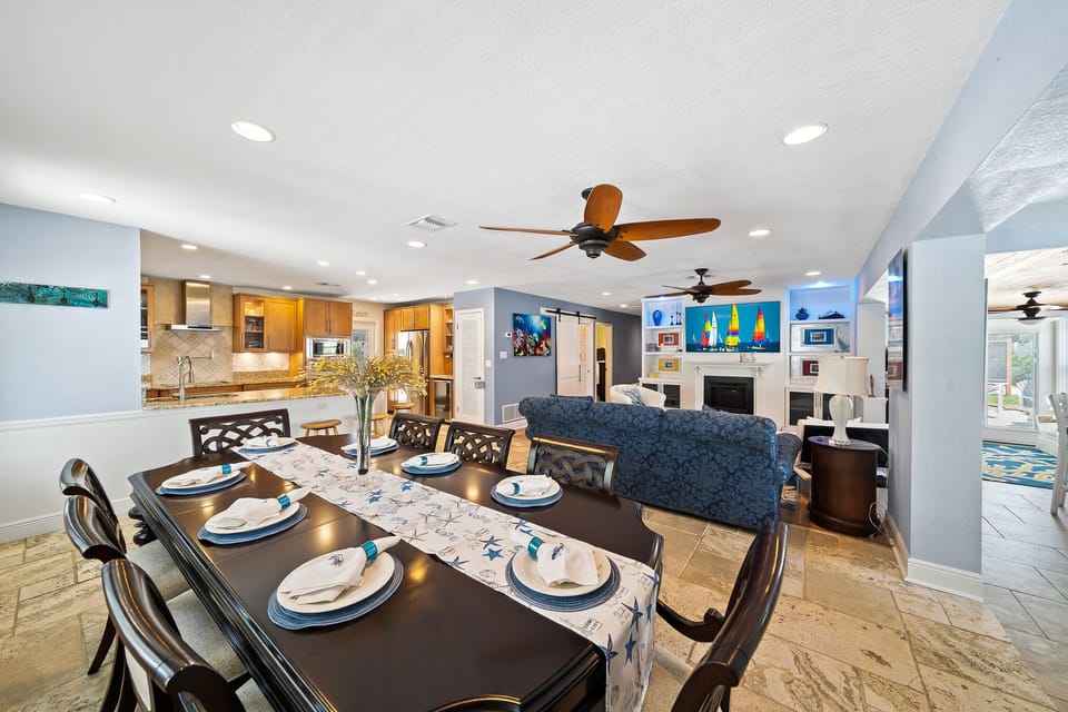 Elegant Dining Table Seats 8