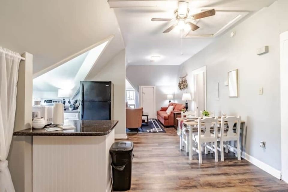 Open layout of the house