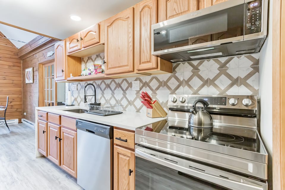 All NEW Stainless Steel Appliances.  