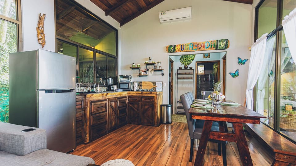 Kitchen and dining area