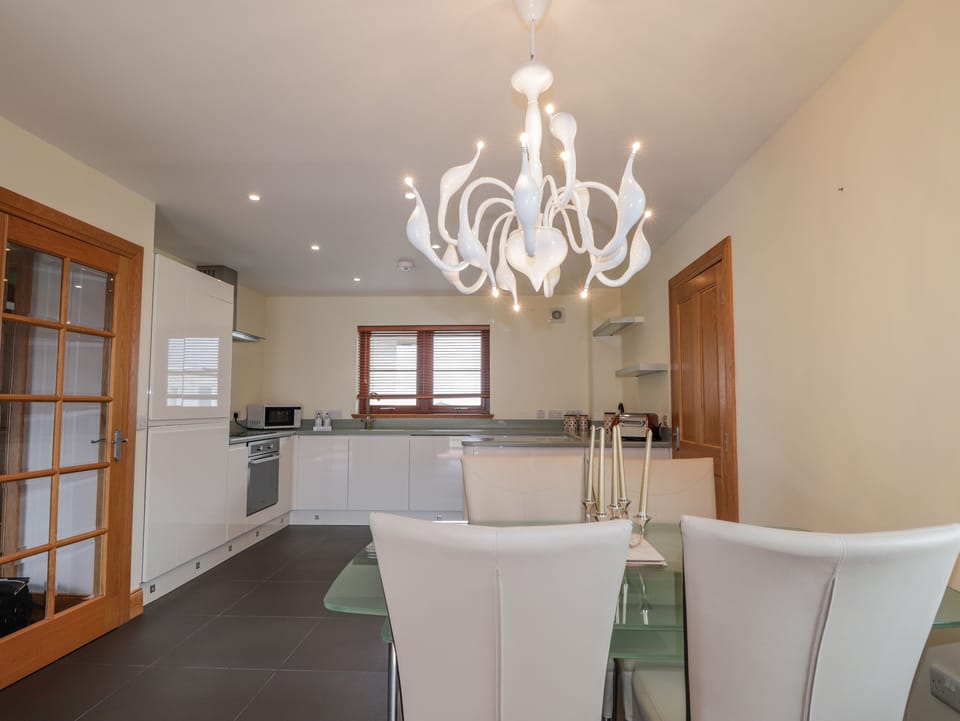 Fridge, dishwasher, electric kettle, toaster