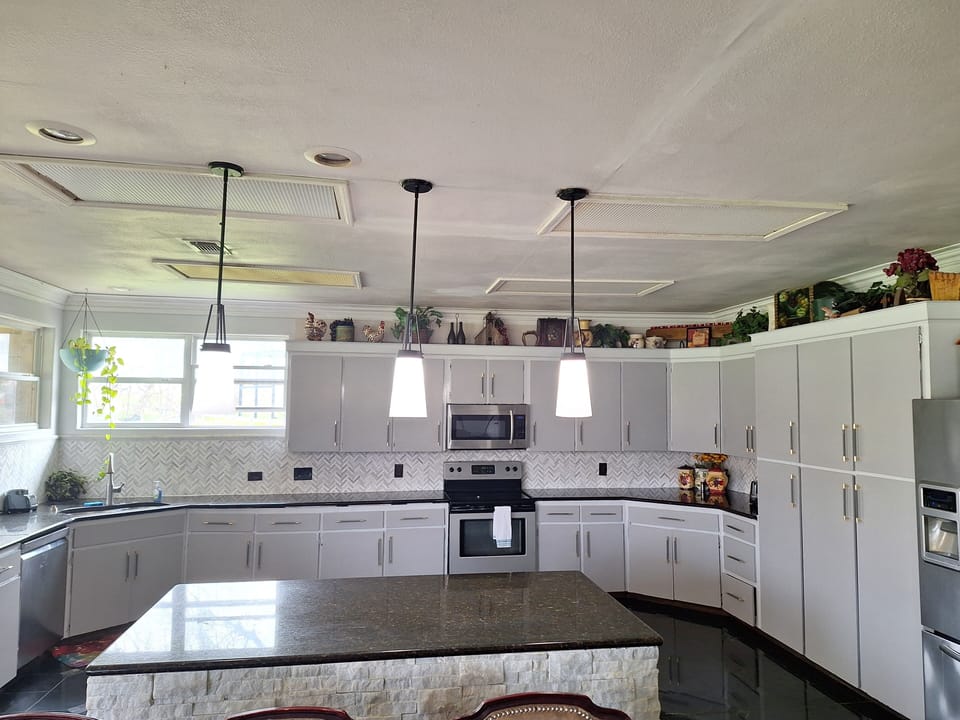 Oversized kitchen
