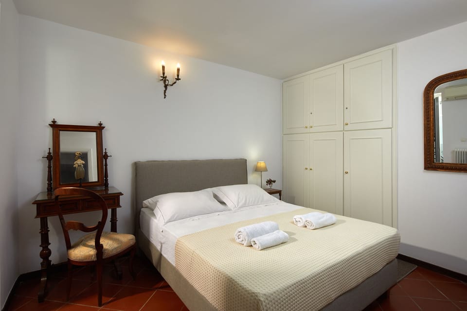 The double bedroom is bright and airy.