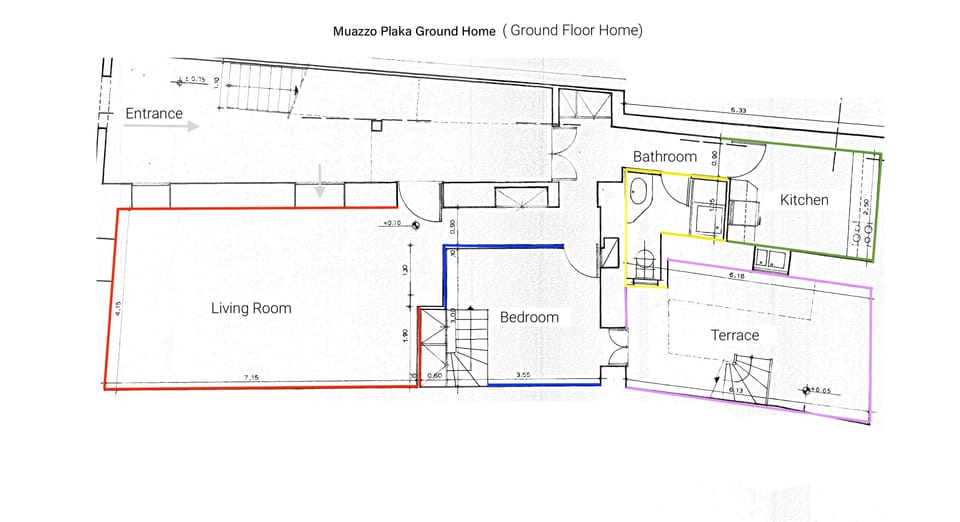 The lay out of our Apartment.