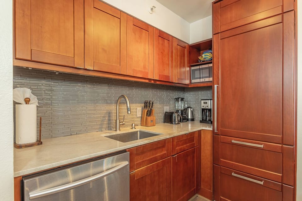 Your elegant kitchen, perfect for preparing meals during your stay