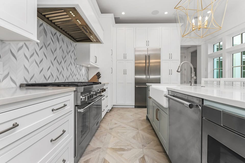 Harp's Haven Main and Carriage House - Rosemary Beach - First Floor - Kitchen Area