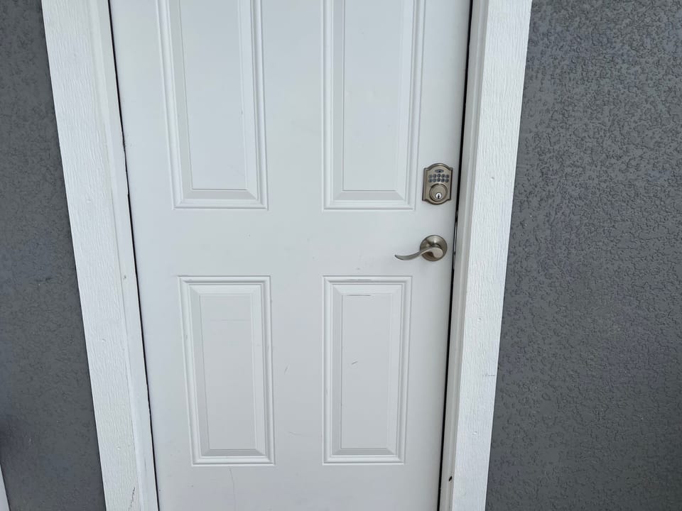 Entrance with key code