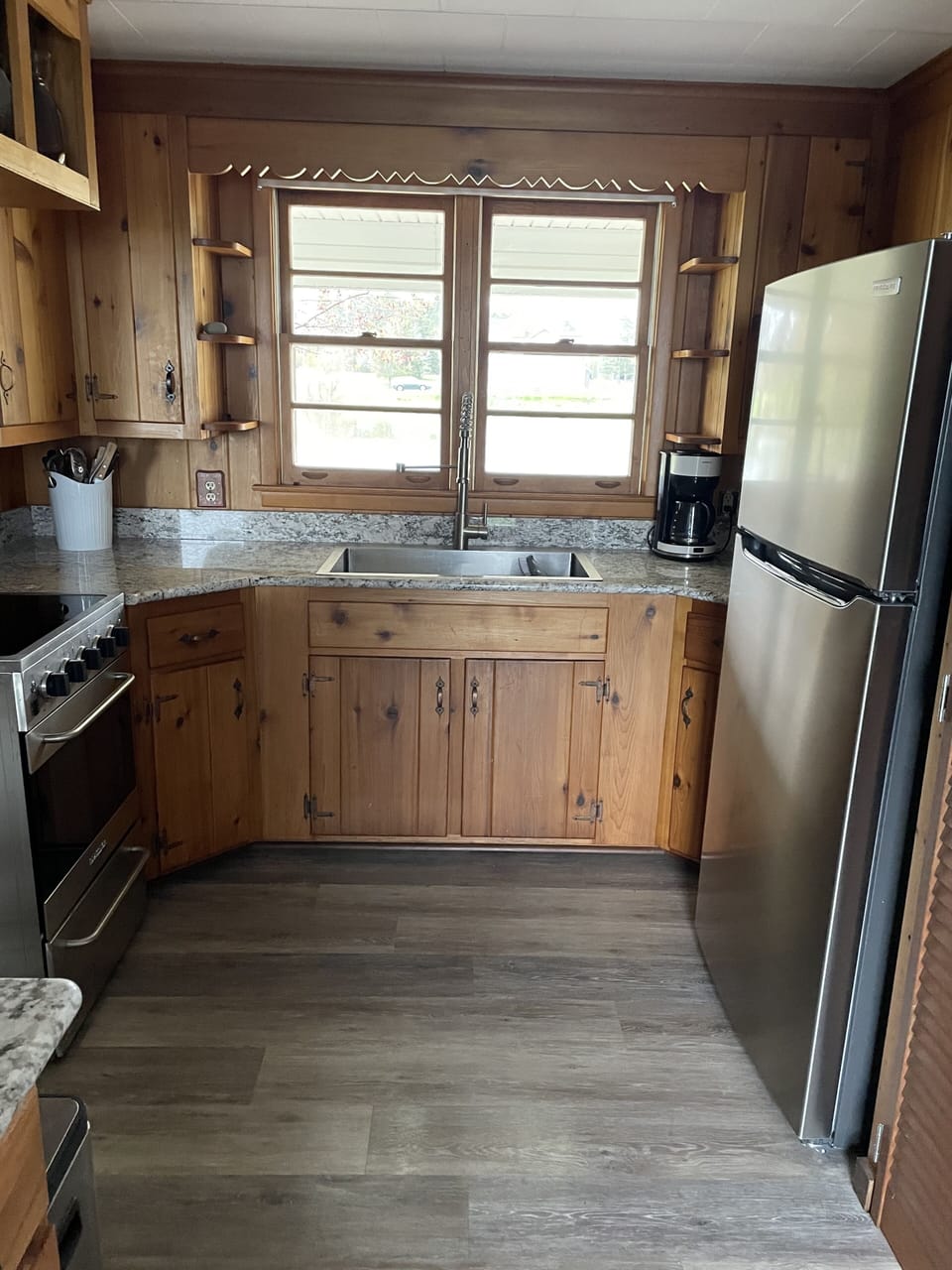 Kitchen with new appliances 