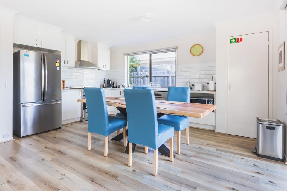 Fully equipped Kitchen & Dining Area with everything you need for prepping meals