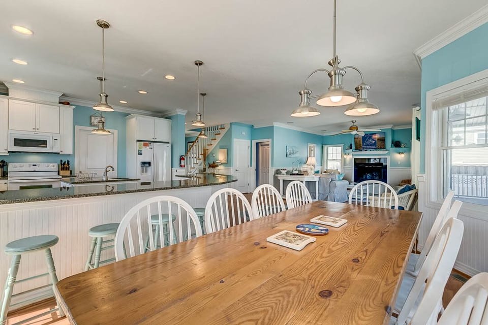 Ground-Level Dining Table (seats 10)