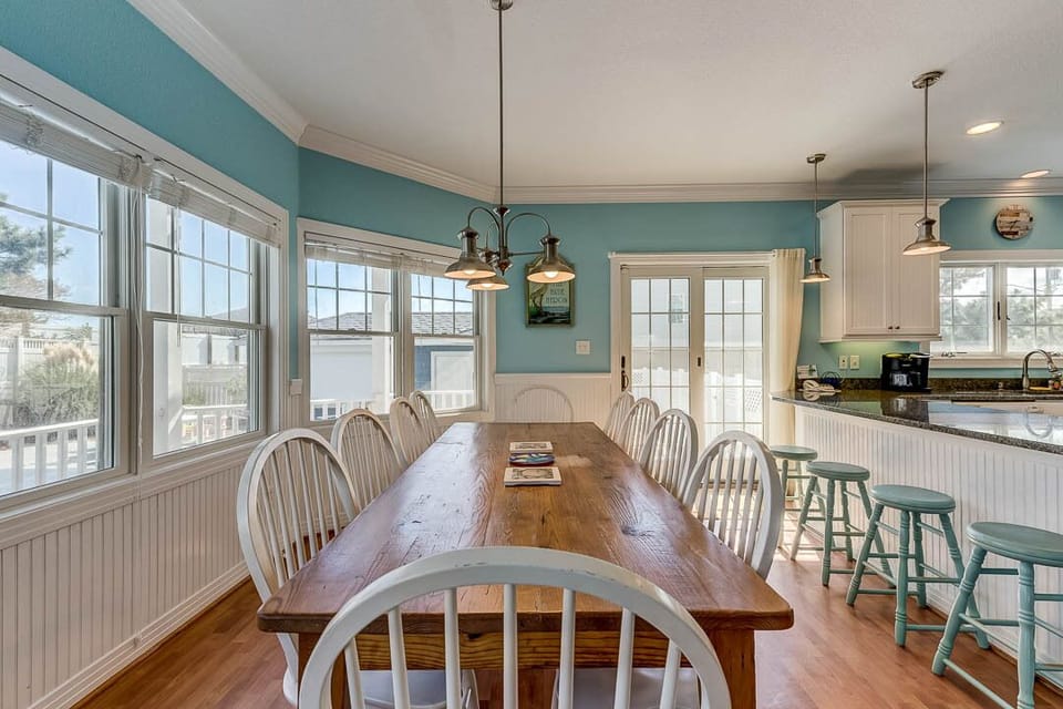 Ground-Level Dining Table (seats 10)