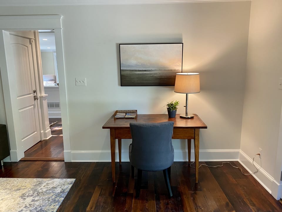 Dedicated workspace for those working remotely.