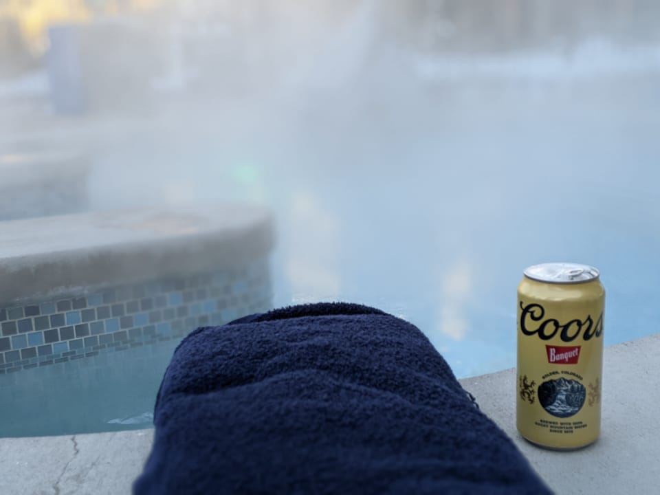 Newly installed in 2020, two in-ground hot tubs, 103F+