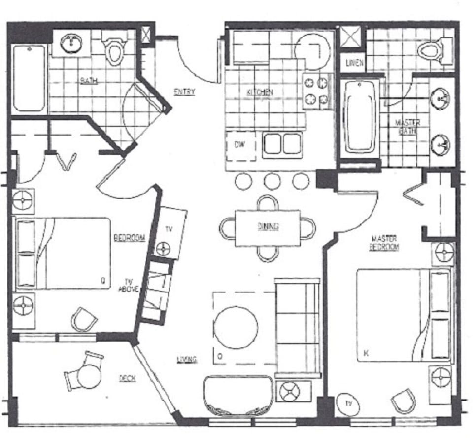 2bd, 2ba unit layout