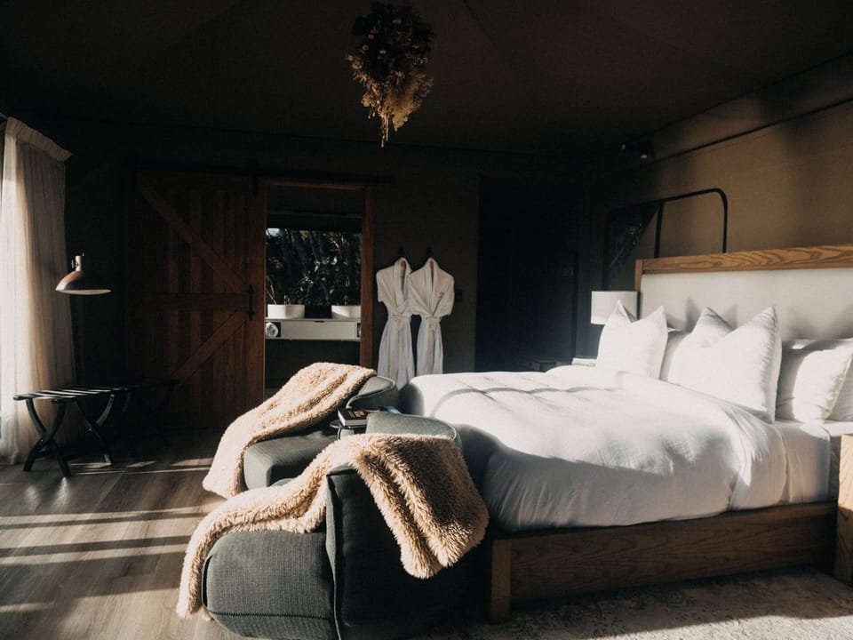 Luxury Tent | 1 bedroom, premium bedding, down comforters, pillowtop beds