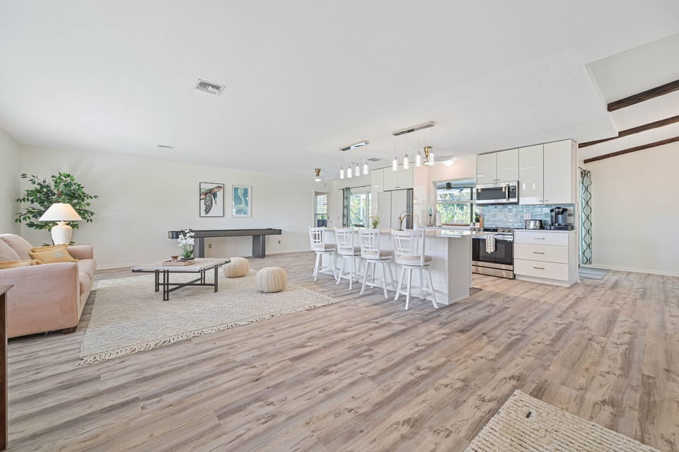 Tortuga - This new remodeled pool home features a spacious open floorplan