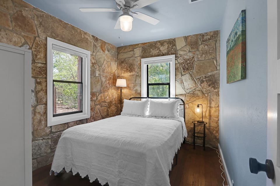 Bedroom 1 with a queen bed