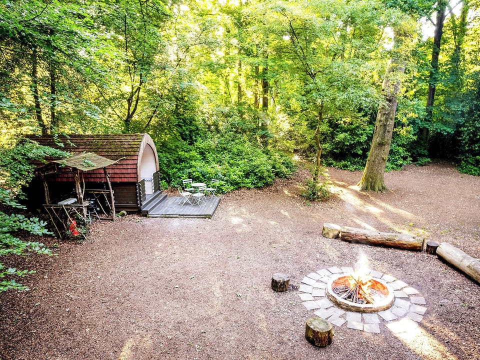 Setting | Daisy - Hollington Park Glamping, Woolton Hill, nr Newbury