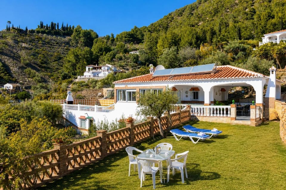 Beautiful villa with private pool, terrace, and garden with sea views