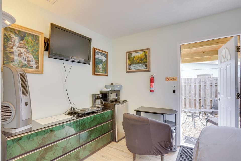 Kitchenette | 1st Floor | 2 Steps Required for Entry | Cooking Basics | Cable