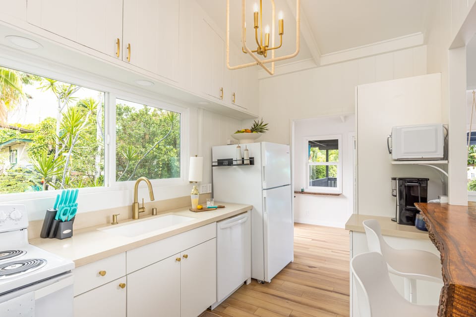 Amazing, well stocked, full size kitchen