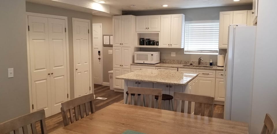 Kitchen and dining area