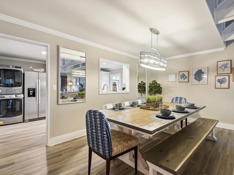 Dining Area and Kitchen at 641 Queens Grant