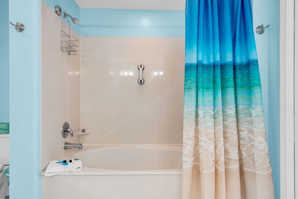 Master shower