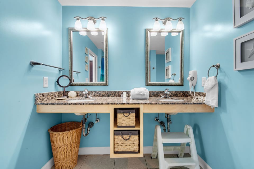 Master bathroom vanity