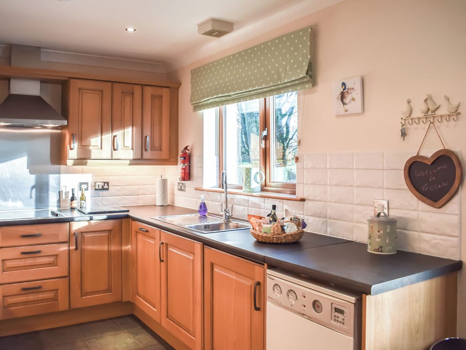 Kitchen area | Trelaw - Farmhouse Holidays, Cumnock