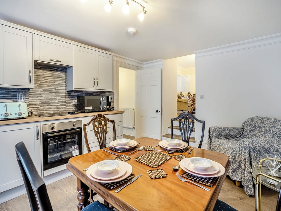 Kitchen/diner | Brynog Mansion Apartment, Lampeter