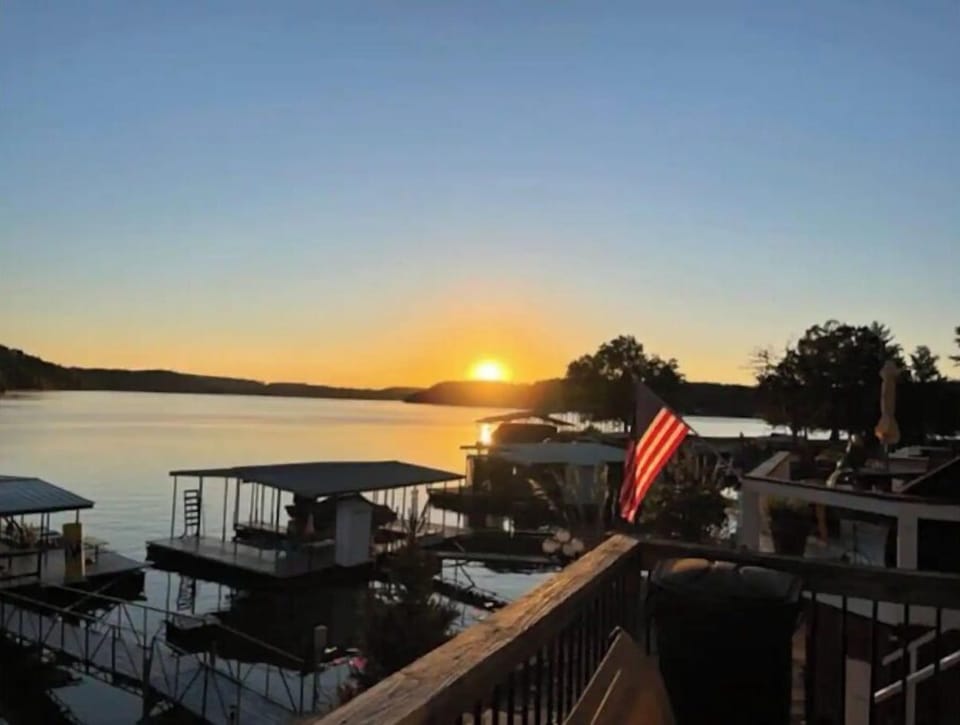 Sunrise from the deck.